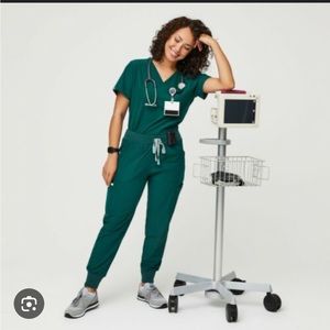 Figs Zamora Hunter Green Joggers